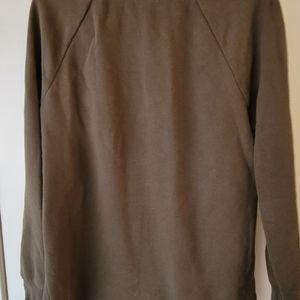 Lou & Grey Green split layer sweatshirt